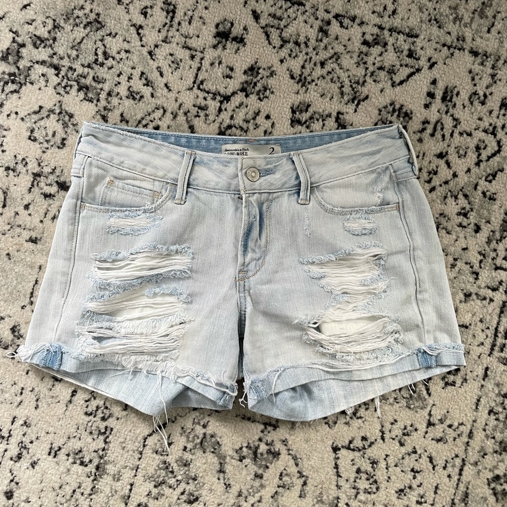 Abercrombie + Fitch low rise shorts